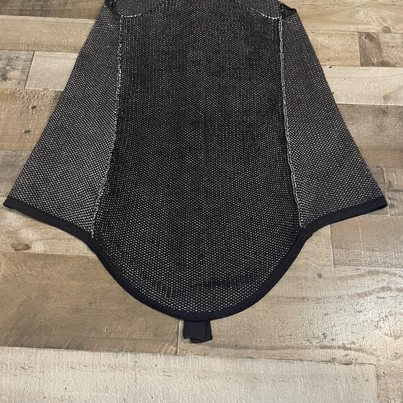 Missoni Sweater Vest Cardigan Sleeveless Racerback Knit Black Metallic Silver - Picture 9 of 16